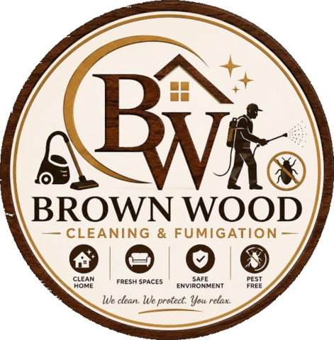 Brown Wood Cleaning & Fumigation logo